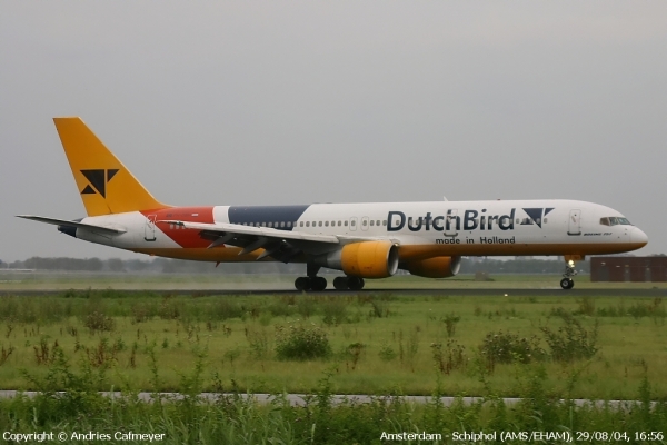 PH-DBH
arriving on wet runway
Keywords: Dutch Bird dutch 757 757-200