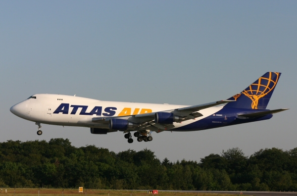 N493MC  Atlas Air Cargo  - Boeing B747-4UF
Copyright http://users.telenet.be/michel.vandaele
Keywords: BOEING B747