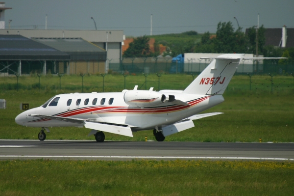 N357J
Keywords: N357J OST EBOS Oostende Ostend Ostende Cessna 525A Citationjet Pektron Aviation