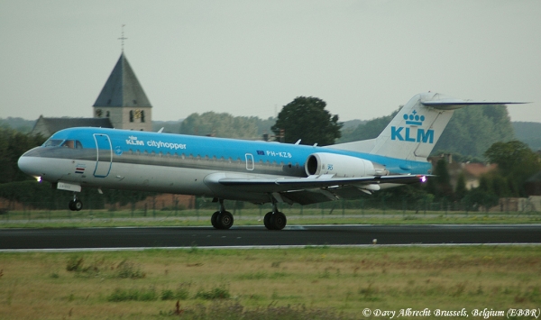 Keywords: Fokker 70 KLM Brussels Belgium