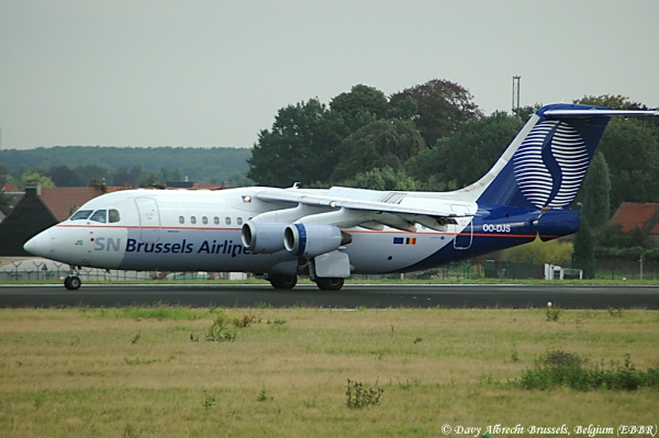 Keywords: SNBA Brussels Belgium Boeing Avro RJ85