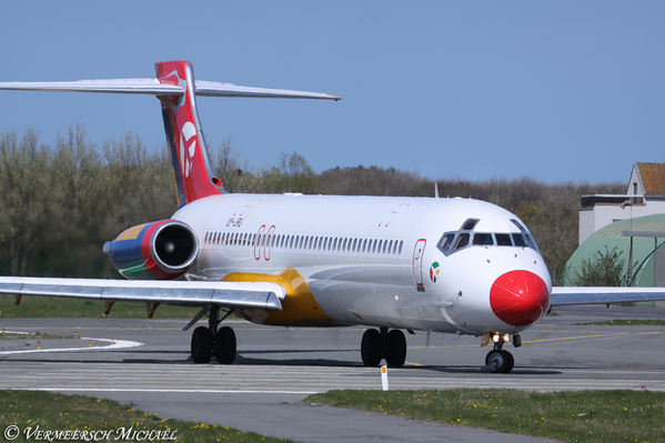 EBOS 2010/04/21  OY-JRU
Keywords: Danish Air Transport  EBOS  Oostende McDonnell Douglas MD-80 DC-9