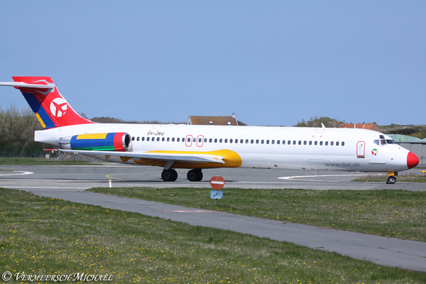 EBOS 2010/04/21  OY-JRU
Keywords: Danish Air Transport  EBOS  Oostende McDonnell Douglas MD-80 DC-9