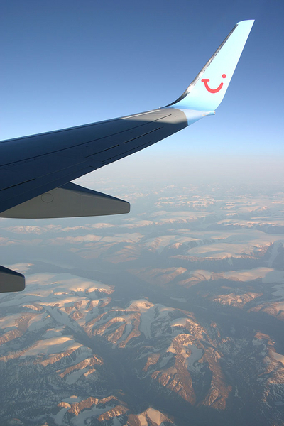 OO-JAF delivery flight
Cruising FL 410 over Greenland
