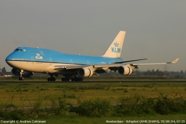 PH-BFO
Early morning arrival
Keywords: Boeing 747 747-400 PH BFO PH-BFO KLM Royal Dutch Airlines amsterdam schiphol netherlands ams eham