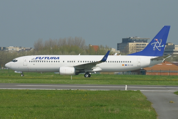 EC-IUC
Arriving from Palma on Rwy08
Keywords: Futura Airlines OST EBOS Oostende Ostend Ostende B737-86N