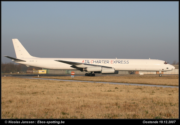9G-AXB
Keywords: 9G-AXB DC8-63F Air Charter Express OST EBOS Oostende Ostend Ostende