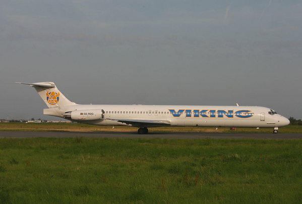 SE-RDG
A rather rare aircraft type for Ostend - DC9-83  
VIKING Airlines is operating the Heraklion flt
Keywords: DC9  EBOS OOSTENDE